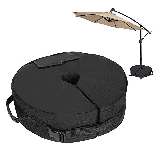 Brislut sonnenschirm gewichte bis zu 40 kg, sandsack beschwerung für schirmständer ?Sand NICHT enthalten ist?