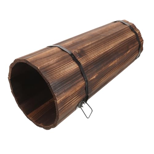 Eleganter Schirmständer aus Holz – multifunktionaler Stock- und Fächerhalter, langlebige Holzaufbewahrung für den Eingangsbereich, stilvolles Vintage-Design, perfekter Flur