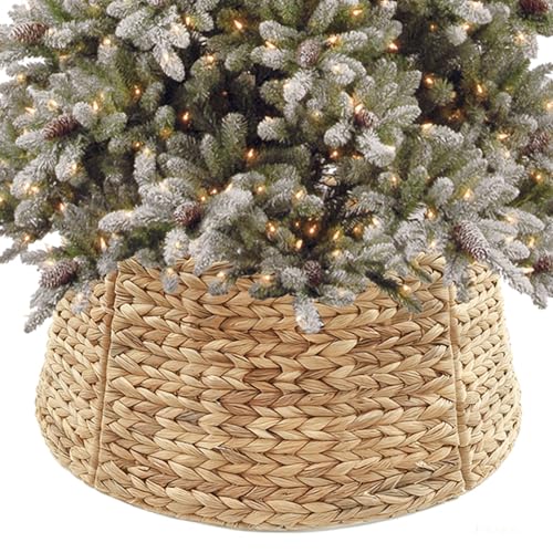 Weihnachtsbaum Korb aus Rattan, Ø 70 cm - Baumrock/Weihnachtsbaumri ng/Christmas Tree Collar/Weihnachtsbaumstä nder Abdeckung/Weihnachtsbaumk ragen/Tannenbaum Umrandung/Weihnachtsbaum Fuss Verkleidung