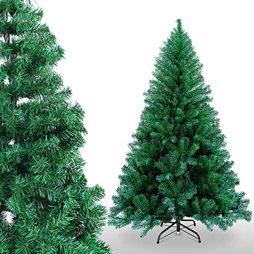 Tubiaz künstlicher Weihnachtsbaum, künstlicher Tannenbaum mit 650 Zweige, Weihnachtsbäume Tanne Weihnachtsdeko, Grüner Stamm, Material PVC, 180cm Tubiaz künstlicher Weihnachtsbaum, künstlicher Tannenbaum mit 650 Zweige, Weihnachtsbäume Tanne Weihnachtsdeko, Grüner Stamm, Material PVC, 180cm