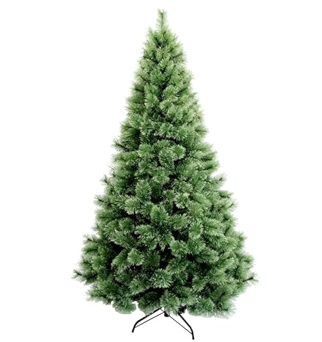YEAUPE PRO Weihnachtsbaum künstlich, Tannenbaum künstlich mit Metallständer, Christbaum, PVC Tannenbaum mit 800 grünen Spitzen, für Zuhause, Büro, Geschäfte und Hotels (180cm, Grün)
