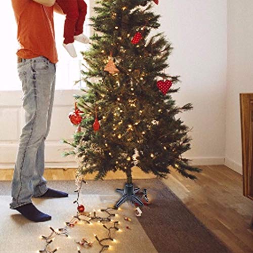 360° Grad Drehbarer Weihnachtsbaumständer   Elektrischer Weihnachtsbaum Drehsockel künstlichen Weihnachtsbaum einer Länge von bis zu 7,5 Fuß