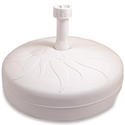 Siehe Beschreibung Sonnenschirmständer für Schirmstangen Ø 19-33mm, 20-Liter, weiß - Sonnenschirm Ständer Halter Schirm Ständer Halterung Sonnenschirmfuß Weiss