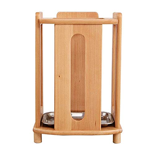 Schirmständer/Schirmstä nder aus massivem Holz Home Cane Holder Stand Schirmständer mit Tropfschalenhaken 31 * 24 * 46CM